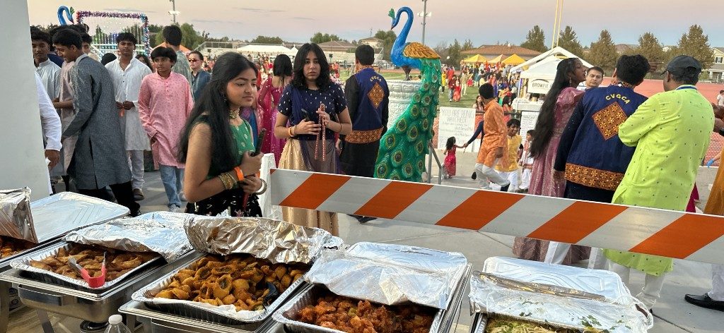 Outdoor celebration catering